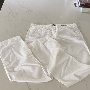 J. Crew Belmarin White Women's City Chino Pants